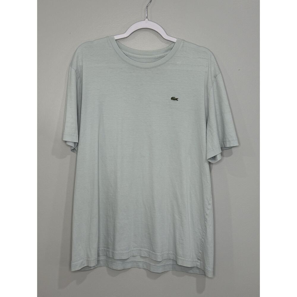 Lacoste T-shirt small logo size Large Light Blue